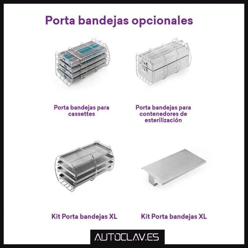 Porta bandejas para autoclave Euronda E8 en venta para comprar en la tienda de Au-autoclav.es