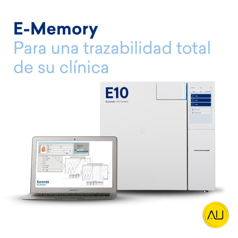 E-Memory autoclave Euronda E10 18L y 24L en venta para comprar en la tienda de Autoclav.es