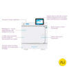 Detalles partes autoclave Melag Vacuklav 41B+ Evo en venta para comprar en la tienda de Au-autoclav.es