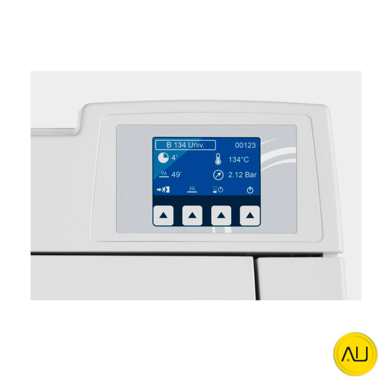 Detalle panel display autoclave Mocom B-Classic 2022 en venta para comprar en la tienda de autoclav.es