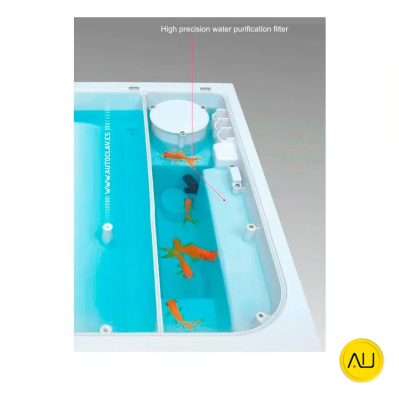 Detalle depósito de agua autoclave Runyes en venta para comprar en la tienda de Au-autoclav.es