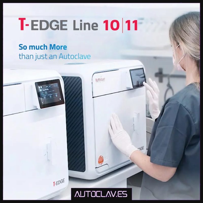 Usando autoclave Tuttnauer T-Edge 10 y 11 en venta para comprar en la tienda de Autoclav.es
