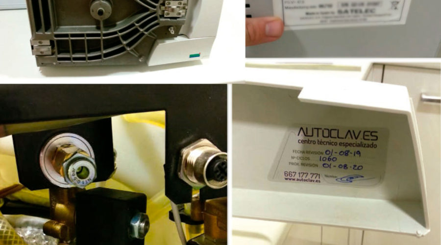 Collage reparaciones autoclave Satelec Quaz. Servicio Técnico multimarca reparación en Au-autoclav.es