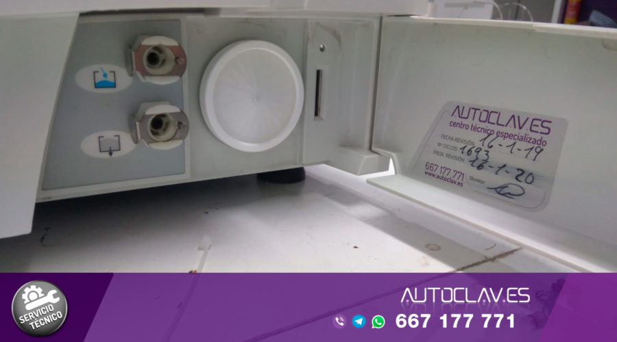 Filtro bacteriológico autoclave Satelec Quaz. Servicio Técnico multimarca reparación en Au-autoclav.es
