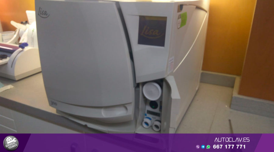Frontal autoclave W&H Lisa. Servicio Técnico multimarca reparación en Au-autoclav.es