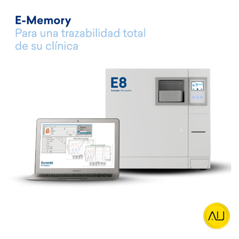 E-Memory autoclave Euronda E8 en venta para comprar en la tienda de autoclav.es