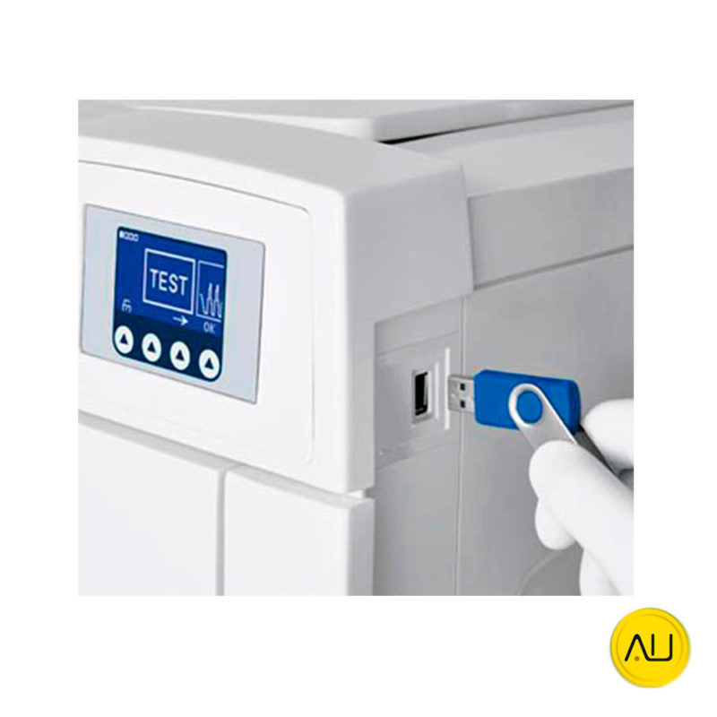 Conexión USB autoclave Mocom B-Futura (2022) 17l, 22l, y 28l en venta para comprar en la tienda de autoclav.es