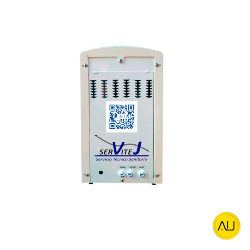 Trasera purificador de agua Auwaclinic de Autoclav.es en venta para comprar en la tienda de Au-autoclav.es