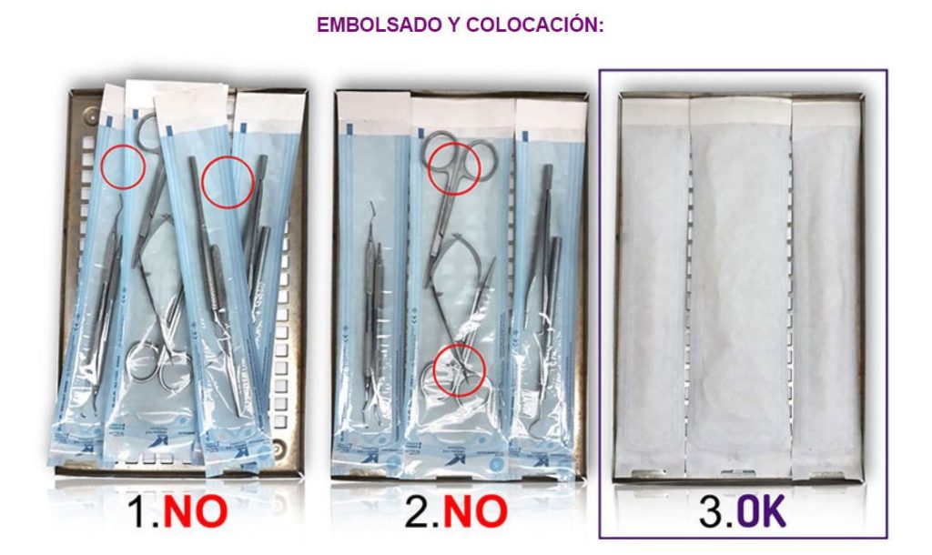 Forma correcta de introducir las herramientas en las bolsas para realizar  el proceso de #esterilizacion correcto ‼️ ⠀ ¿Quieres saber el…