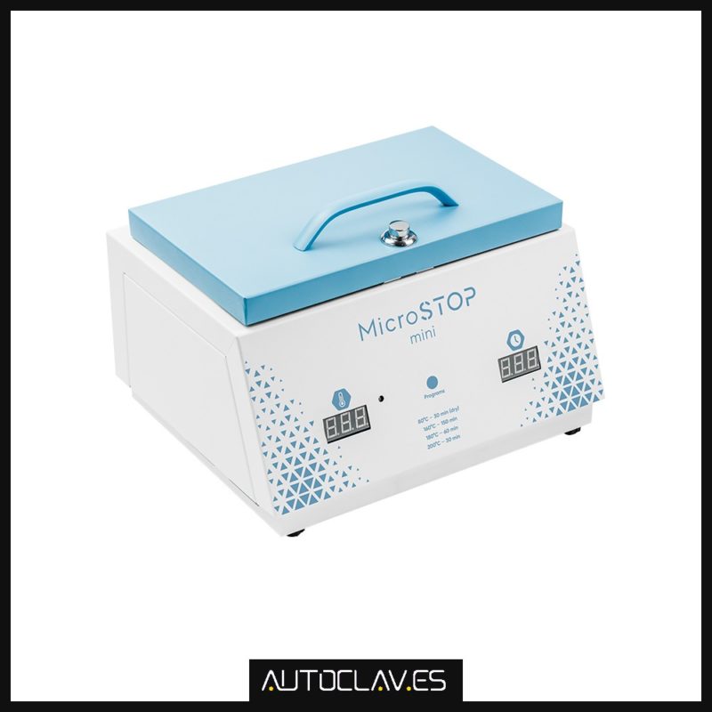 Perspectiva horno de calor seco MicroSTOP Maxi en venta para comprar en la tienda de Autoclav.es