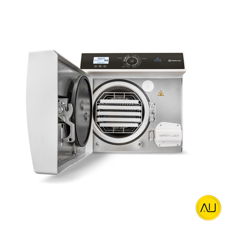 Frontal puerta abierta autoclave Tecno-Gaz Onyx 6 en venta para comprar en la tienda de Autoclav.es