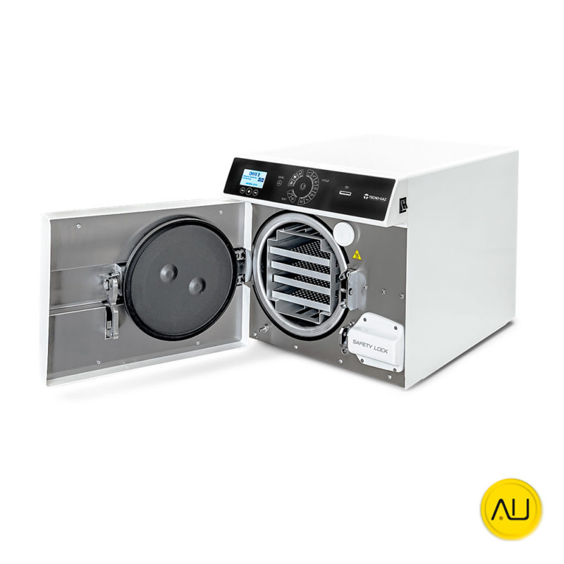 Perspectiva puerta abierta autoclave Tecno-Gaz Onyx 6 en venta para comprar en la tienda de Autoclav.es