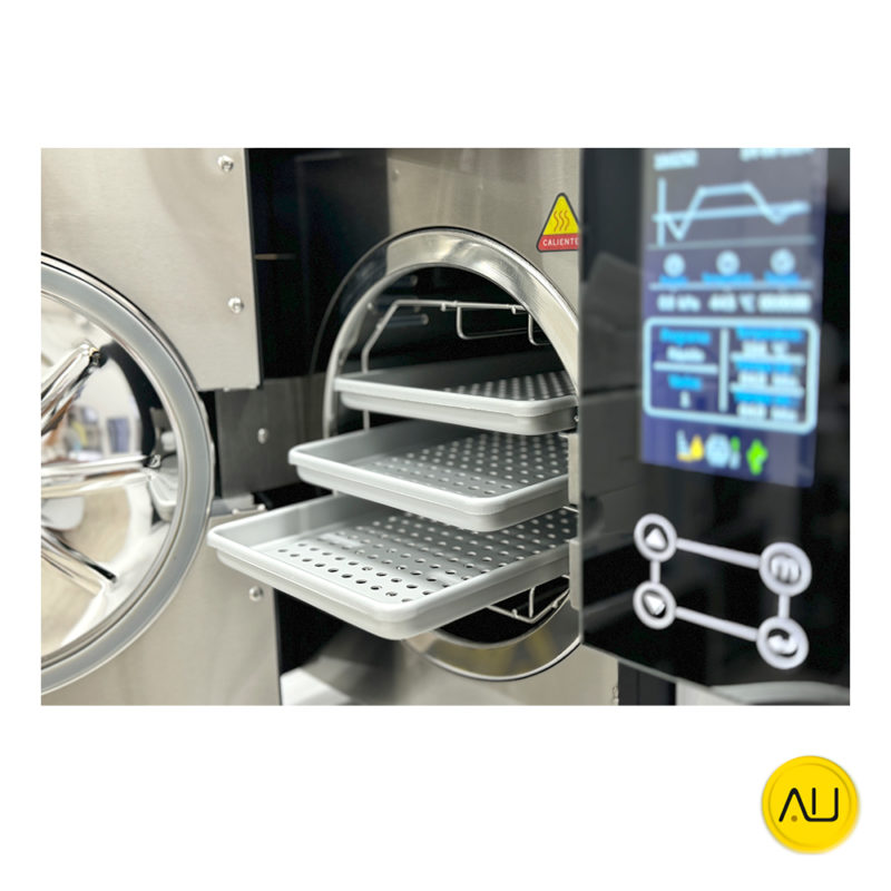 Detalle bandejas autoclave IcanClave D Pro 12 Black Negro en venta para comprar en la tienda de autoclav.es