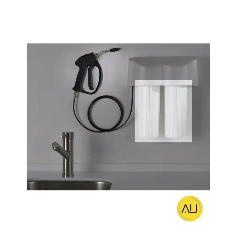 Instalado en pared tratamiento de agua Cartuchos resina de lecho mixto para MELAdem 40 MELAG en venta para comprar en la tienda de autoclav.es