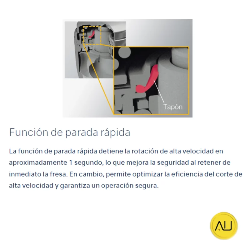 Función de parada rápida turbinas Ti-Max Z Micro PTL y KL de NSK en venta para comprar en la tienda de Autoclav.es