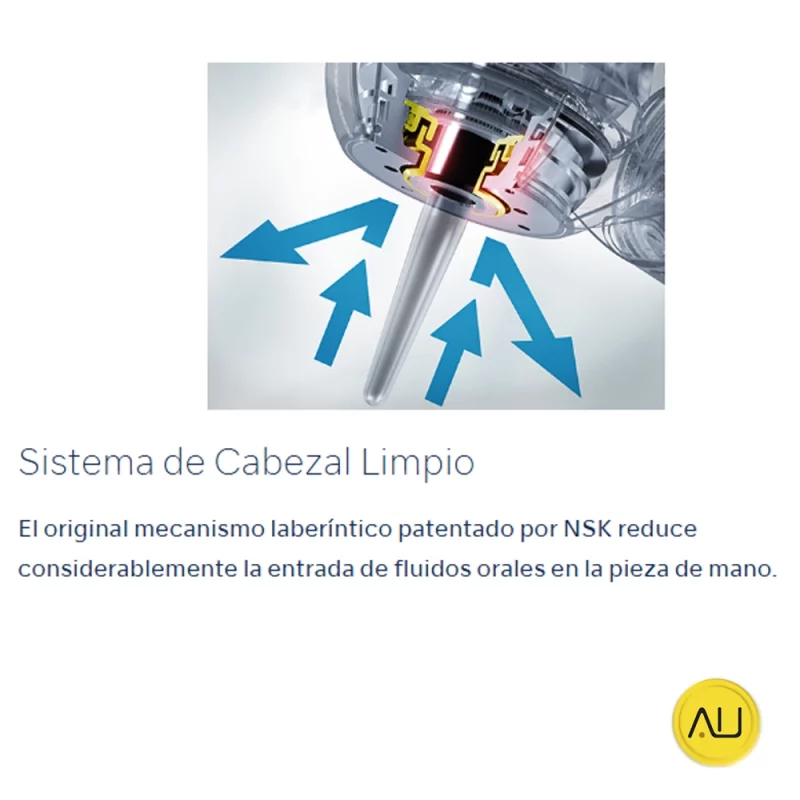 Sistema cabezal limpio turbinas Ti-Max Z Micro PTL y KL de NSK en venta para comprar en la tienda de Autoclav.es